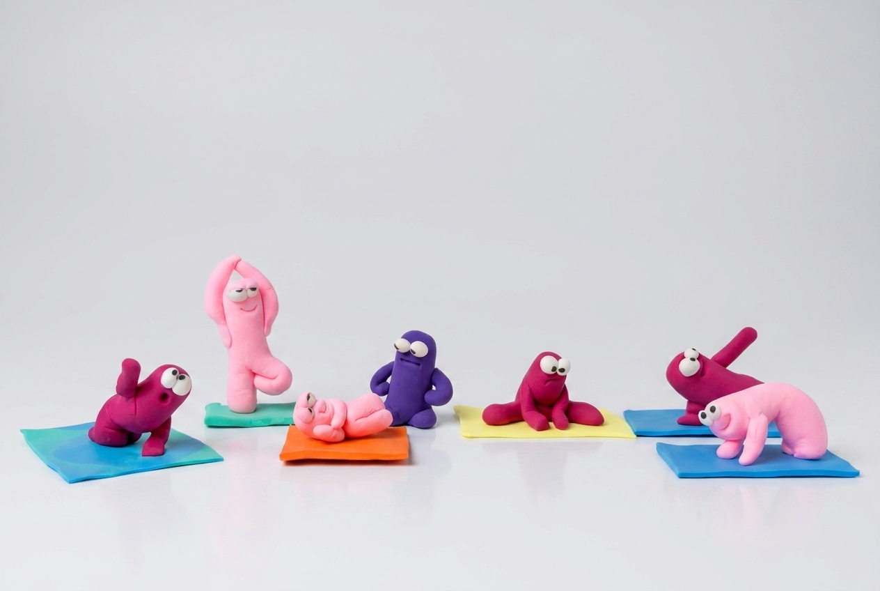 Pummel-Pilates-Edition – alle sieben auf ihren Matten